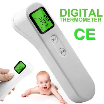

Baby Digital Thermometer Infrared Forehead Non Touch Lcd Body Measurement Forehead Ear Children Adult Thermometer