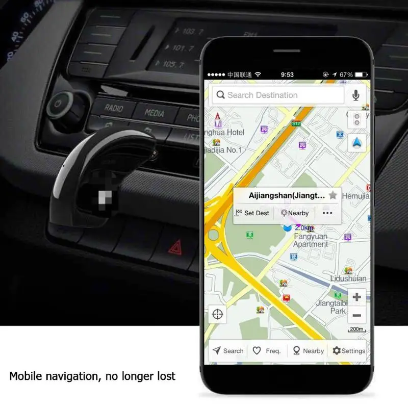 Беспроводной Bluetooth 4,2 аудио приемник 3,5 мм AUX адаптер Handsfree автомобильный комплект Bluetooth приемник Поддержка вызова для наушников