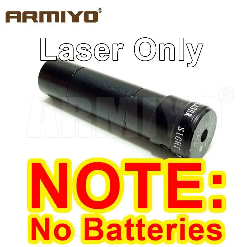 Тактический armiyo 635-655nm красный точечный Лазер 200 м Диапазон точечный прицел 12,5 мм до 25,4 мм Диапазон параллельный зажим Крепление для винтовки баррель - Цвет: Laser Only