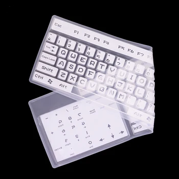 

Silicon Keyboard Cover Transparent Clear Protector Universal Desktop Computer Keyboard Protector For Macbook Air 44.5*13CM