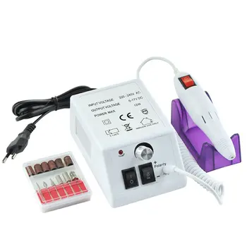 

Nails Machine Manicure Set Manicure Grinding Machine Polishing Tool Nail Sander Power Nail Piercing Device Nail Polisher White