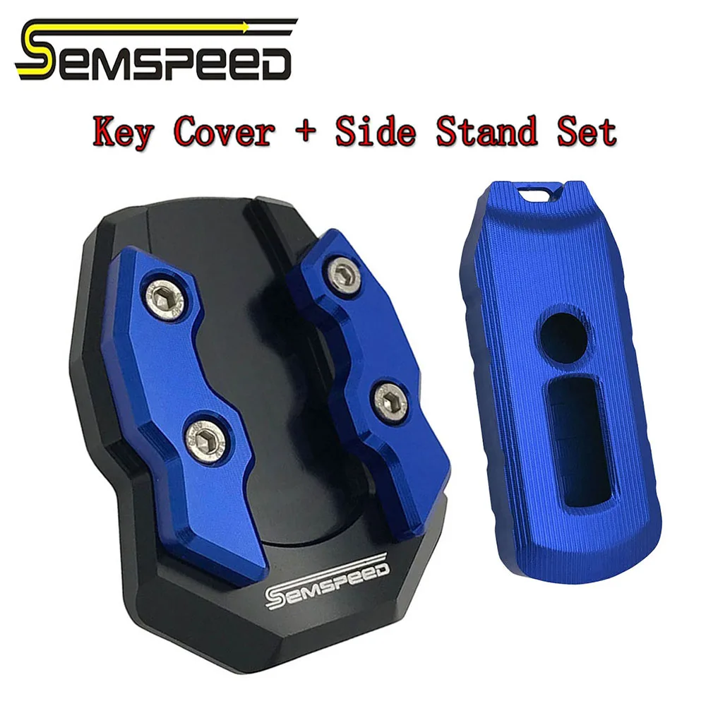 SEMSPEED мотоциклетные adv150 боковая подставка для ключей, Набор держателей, подставка, поддержка, удлинительные колодки, пластина для Honda ADV 150