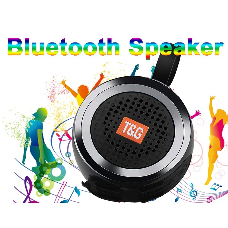 Портативный Мини Bluetooth динамик беспроводной водонепроницаемый сабвуфер fm-радио