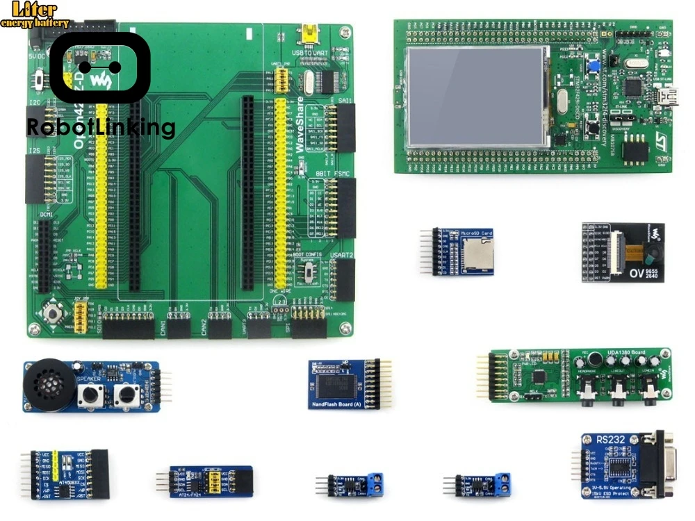 Open429Z-D пакет = STM 32 ST Оригинал 32f429iобнаружение/STM32F429I-DISC1 STM32F429ZIT6 ARM Cortex M4 + плата 12