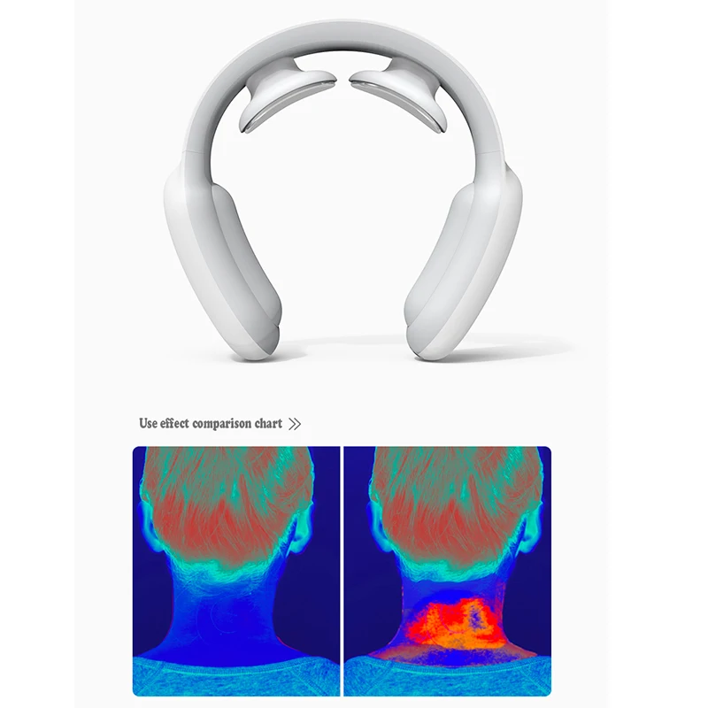 Аутентичный умный Электрический массажер для шеи и шейки матки, облегчение боли, забота о здоровье, расслабление позвонков на плечах, физиотерапия
