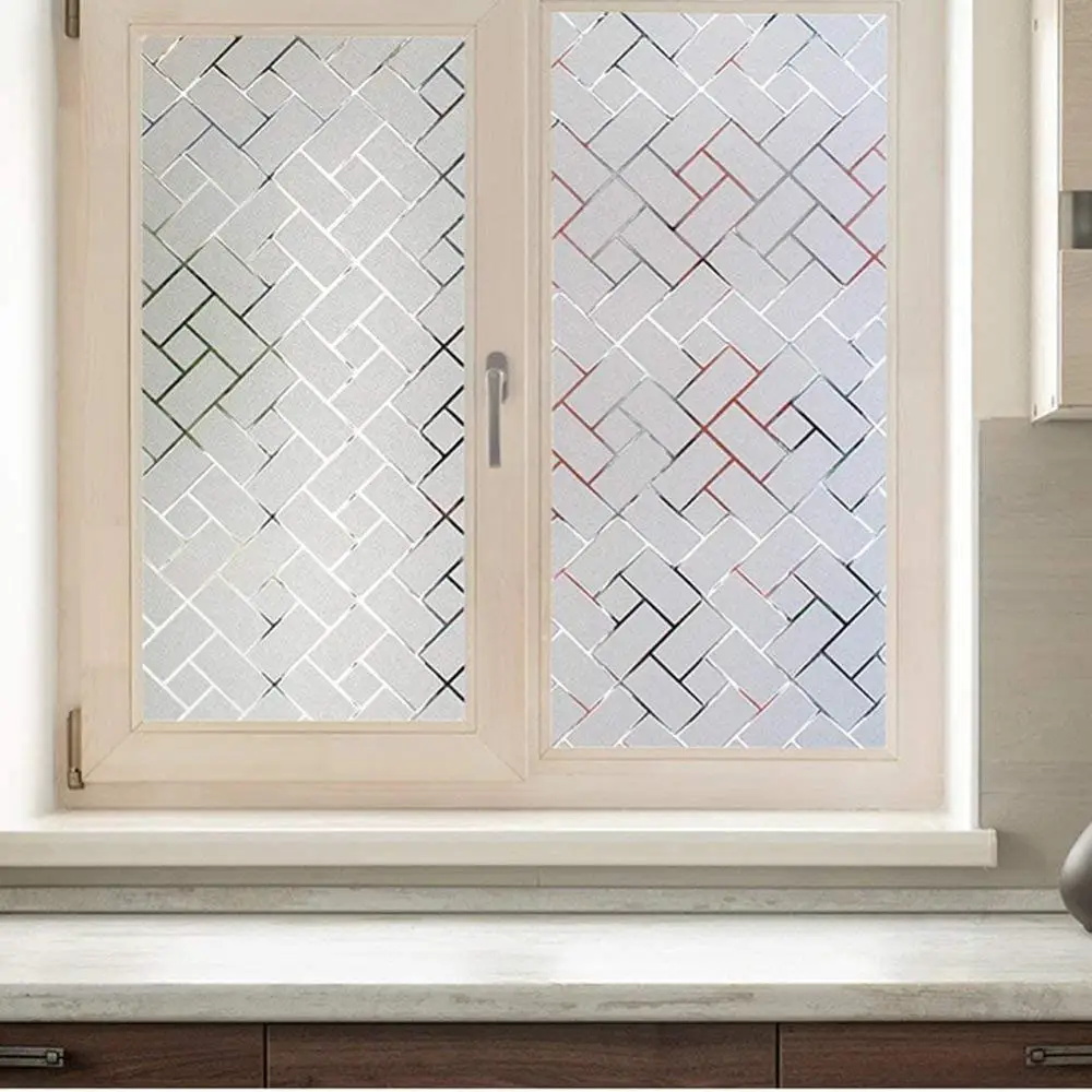 Конфиденциальная оконная пленка статическая самоклеящаяся Солнцезащитная