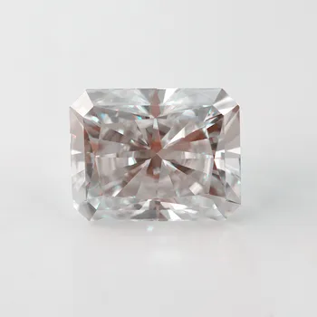 

Moissanite Gemstones 3Ex VVS Radiant Cut D Color 2Carat 6*8mm Loose Lab Grown Look Like Diamond For Ring Bracelet Necklace