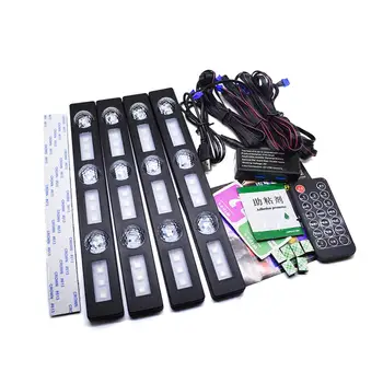 

LED Car Foot Lamp Ambient light RGB USB APP Wireless Remote Music Control Automotive Interior Decorative Neon Atmosphere Lights