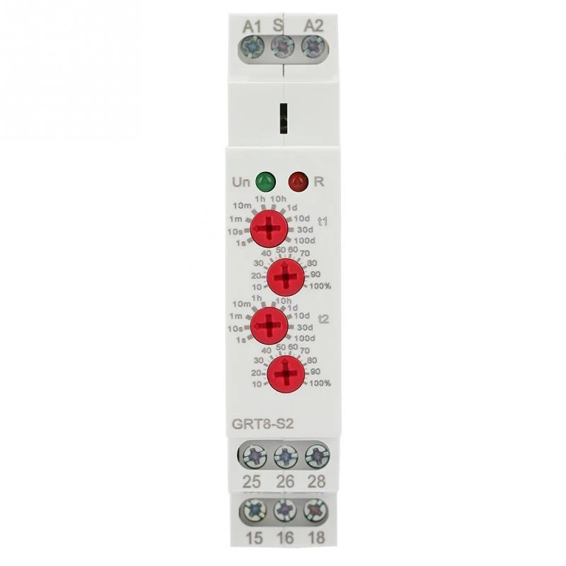 GRT8-S2 AC 230V Мини Асимметричный таймер цикла вкл/выкл повторное реле времени цикла