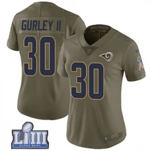 Женская Новинка, высокое качество, Джерси в стиле Лос-Анжелес Тодд Герли Рамс Super Bowl LIII Bound