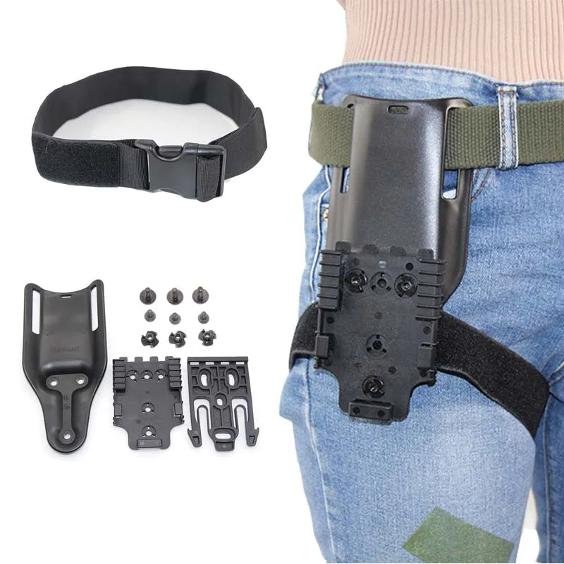 

Drop Leg Band Strap Safariland Universal Low-Ride Belt Loop Platform with QLS 19 22 for Glock 1911 Hunting Quick Locking System