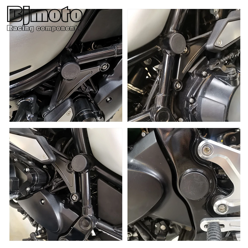 BJMOTO 4 шт. мотоциклетные рамки колпачки Набор для Kawasaki Z900RS Z 900 RS рамка отверстие заглушка