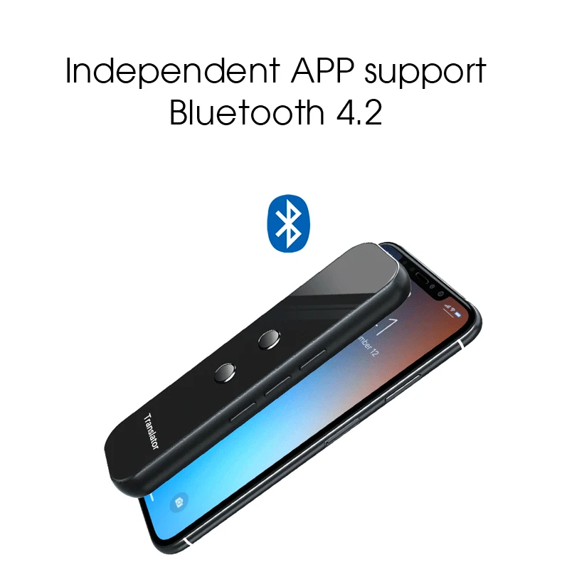G6 Bluetooth голосовой переводчик мгновенный автономный для голосового/текстового/фотографического переводчика поддержка 40+ языков для IPhone и Android