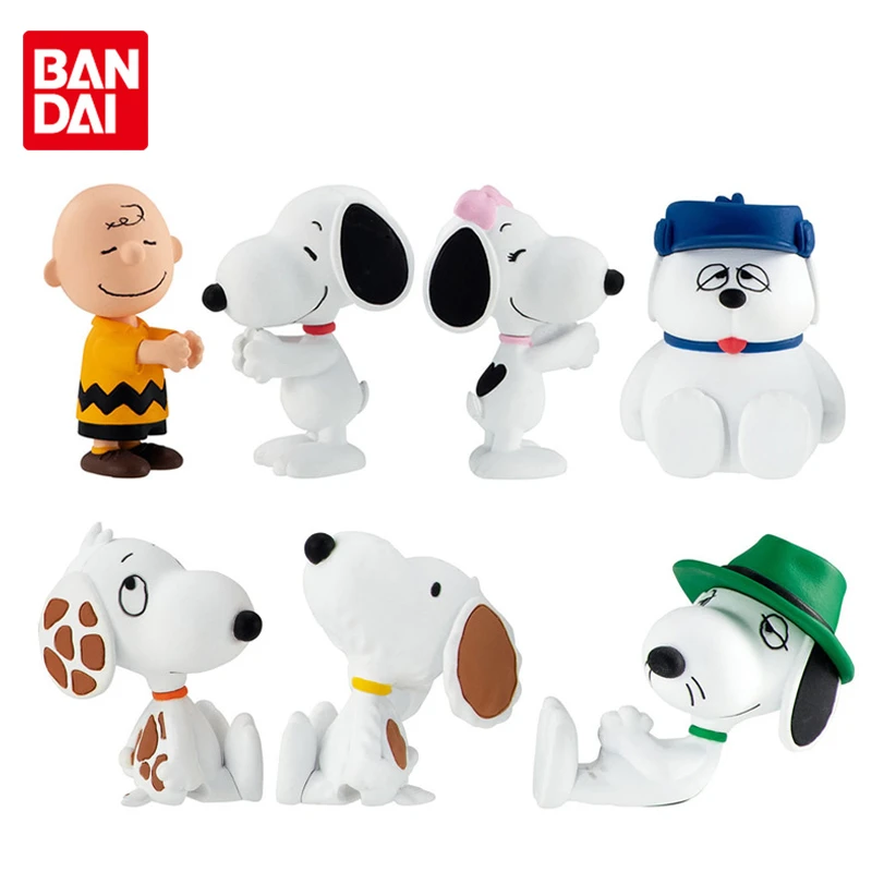 Anime Action Figures Toys Hug Data Line Series Doll Peanuts Charlie