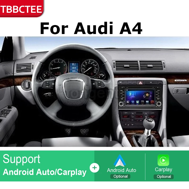 Ndroid радио, Bluetooth, GPS навигация wifi стерео видео для Audi A4 B6 2000-2007 автомобильный мультимедийный плеер