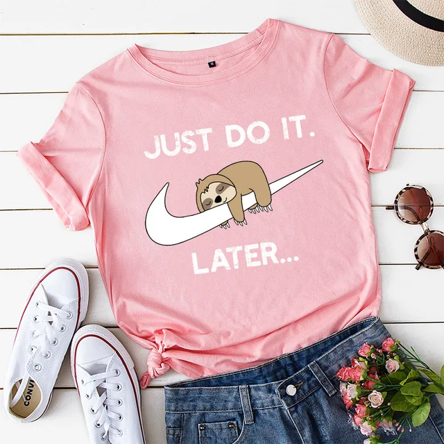 Lazy Sloth Casual T-shirt - Image 4