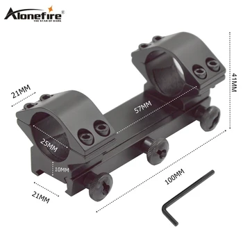 

Alonefire L2006 25mm Dual Ring 21mm Weaver Rail Dovetail Base Airsoft Rifle Shot gun lights Laser Sight Scope Tactical Mounts