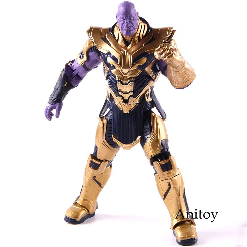 Marvel Endgame фигурка танос Endgame Armor Ver. Marvel танос фигурка ПВХ Коллекционная модель игрушки