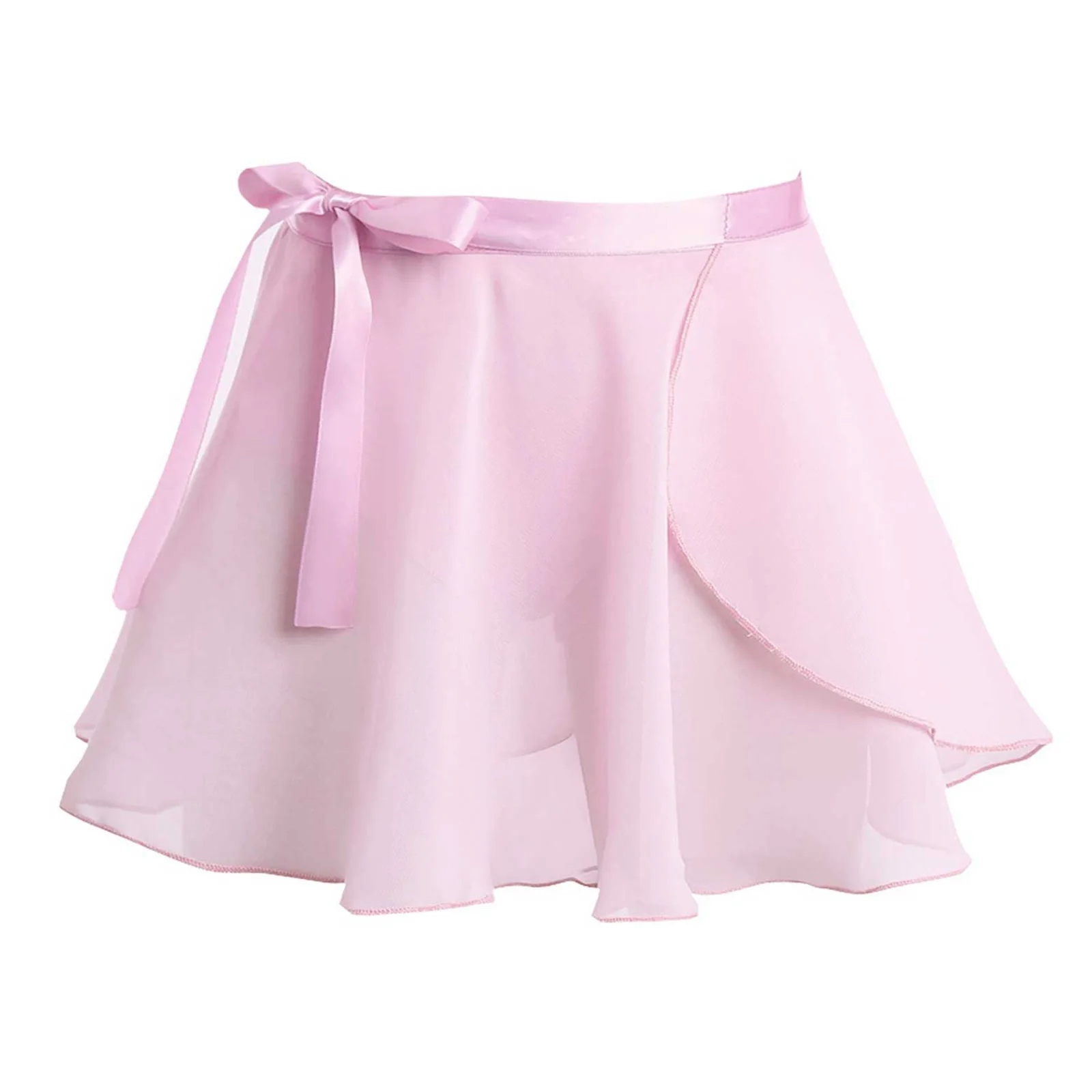 Kids Girls Ballet Leotard Tutu Dress Ballerina Gymnastic Dance Class Costume Cotton Dancewear with Chiffon Tied Skirt Set