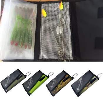 

Fishing Soft Lure Bags Canvas Waterproof Sequin Jig Bag Bait Bag Tackle Bag U1JC