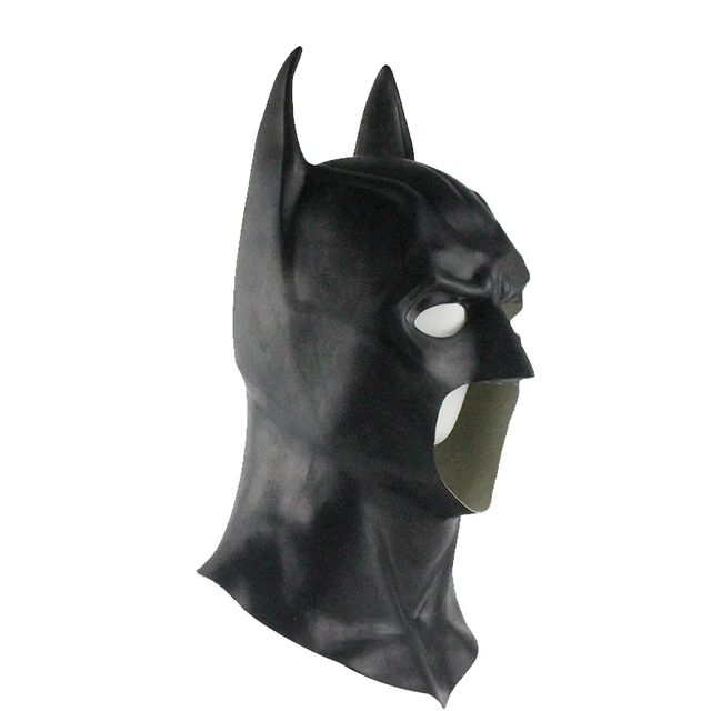 The Dark Knight Rises Costume superhero Bruce Wayne Complete Black 