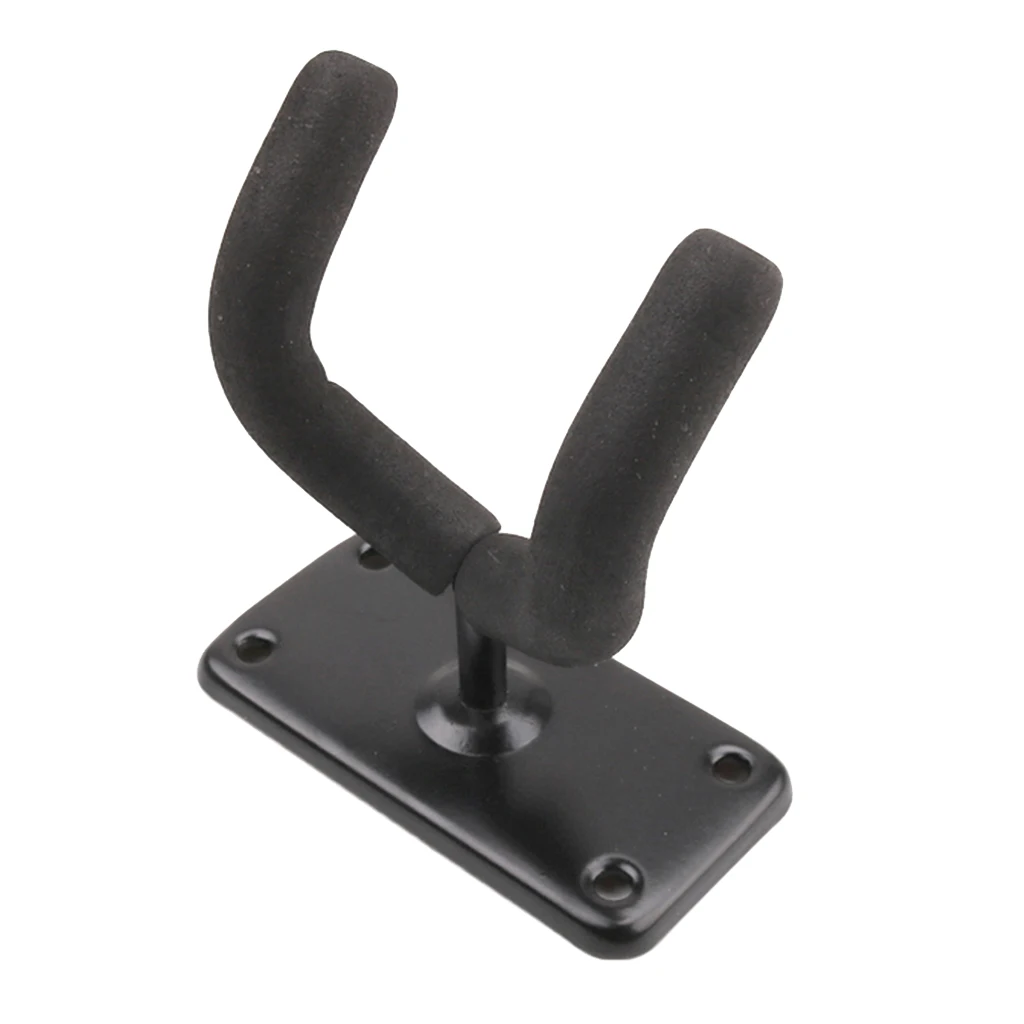 

Plastic Guitar Holder Hanger Hook with 4 Screws Wall Mount Stand Rack Bracket Display Ukulele for Guitar Bass Parts Black