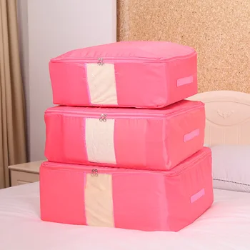 

Oxford Cloth Quilt Storage Bag Clothes Organizing Folders Storage Bag Clothes Storage Box Blanket Storage Bag