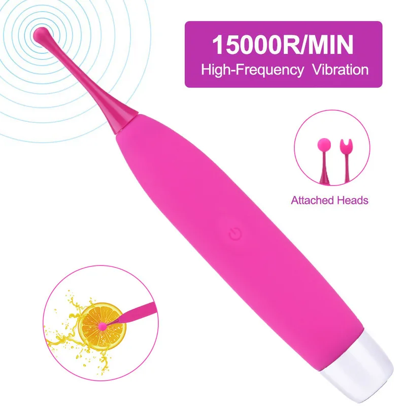 High-Frequency Vibrator Massager Sex Toy For Woman Masturbation 10 Frequency G Spot Clitoris Stimulate Wireless USB Charge | Красота и
