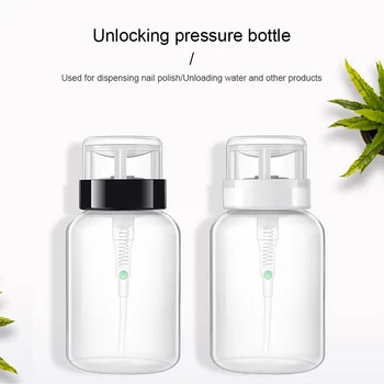 

200/150/60ml Nail Polish Split Bottles Empty Plastic Spray Bottle Makeup Remover Bottles Makeup Squeeze Clear Lip Gloss Tubes