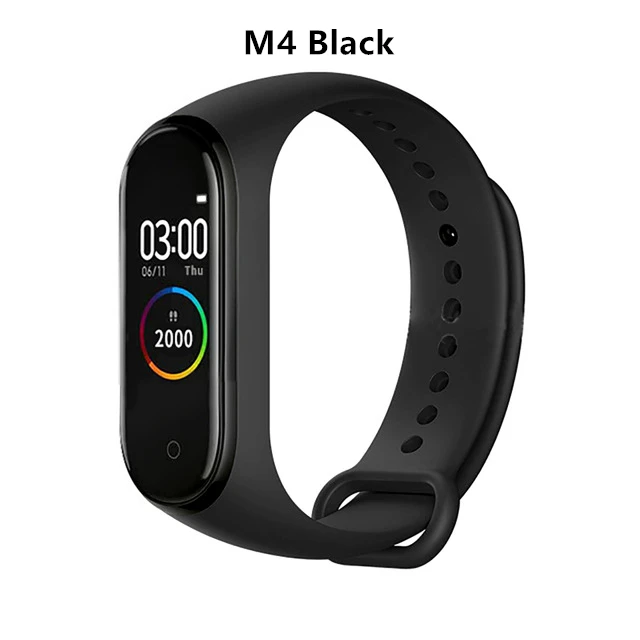 M4 Black M4 умный Браслет M3 Band фитнес-трекер часы Спорт пульсометр кровяное давление монитор смарт-ленты браслет PK Mi Band 3 Band 4 - Цвет: M4 Black