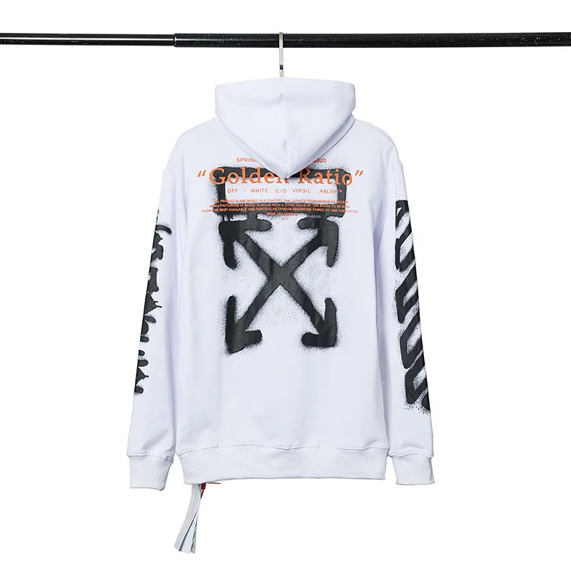 OFF-WHITE OW осенне-зимний высококачественный мужской свитер с рисунком карты
