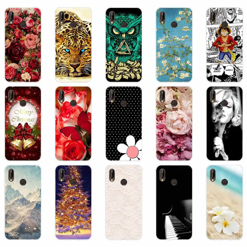 Custodia Per Telefono Per Huawei Huawei P20 Lite Cover Posteriore In Silicone Morbido Verniciato Per Huawei P20 P 20 Lite