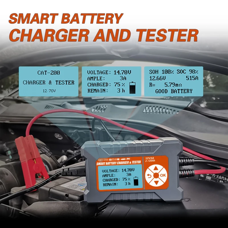 CAT200 Automatic Car Analyzer Tool With LCD Screen Intelligent Smart