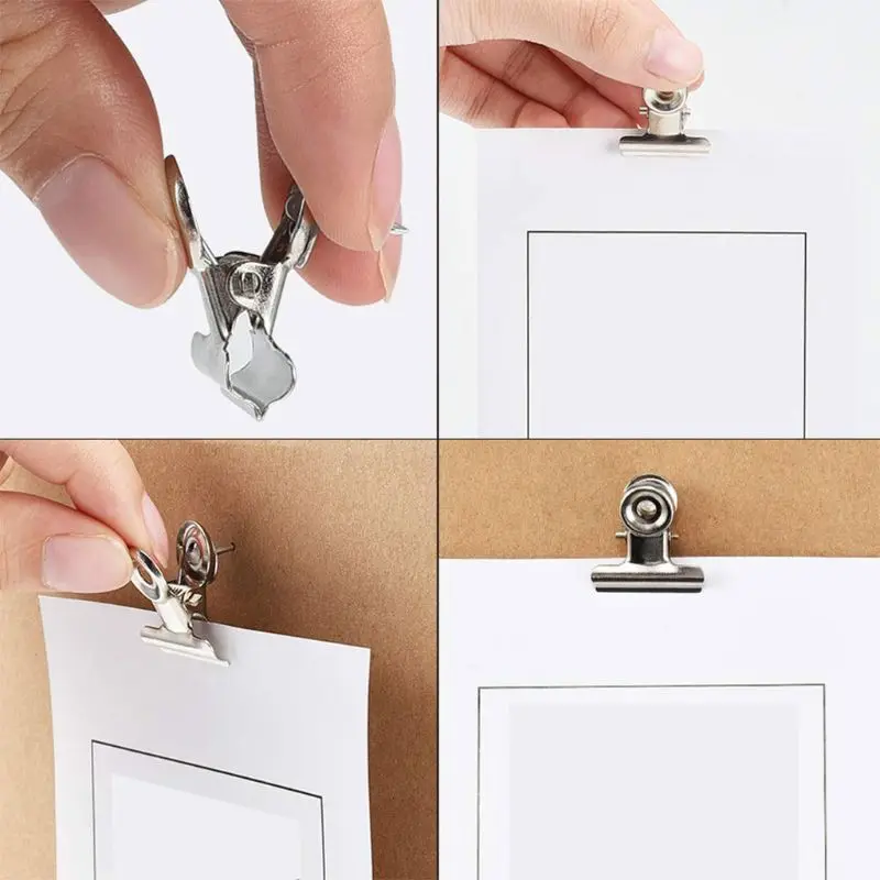 20 Pcs Push Pins Clips Tacks Clips Thumb Clips Wall Clips with Pins for Cork Boards Cubicle Walls Using Art Projects Photos Note