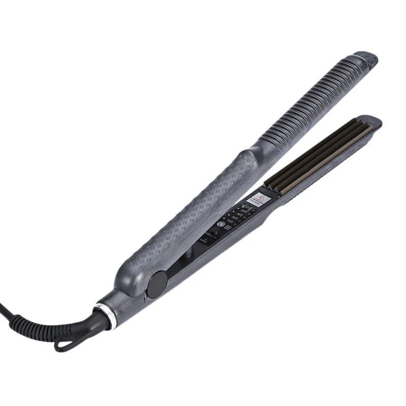 

Pro Electric Hair Curling Irons Curler Temperature Control Titanium Corrugated Crimper Waves Iron Tools Fast Warm-Up