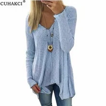 CUAHKCI Sweater Women Pullover V-neck Casual Tops Knitted Irregular Casual Spring Autumn Ladies Elastic Plus Size Pullovers 5XL CUAHKCI Sweater Women Pullover V-neck Casual Tops Knitted Irregular Casual Spring Autumn Ladies Elastic Plus Size Pullovers 5XL