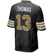 Custom Embroidery For Michael Thomas Mens Womens Kids Youth White Black Gold Color American Football Jersey