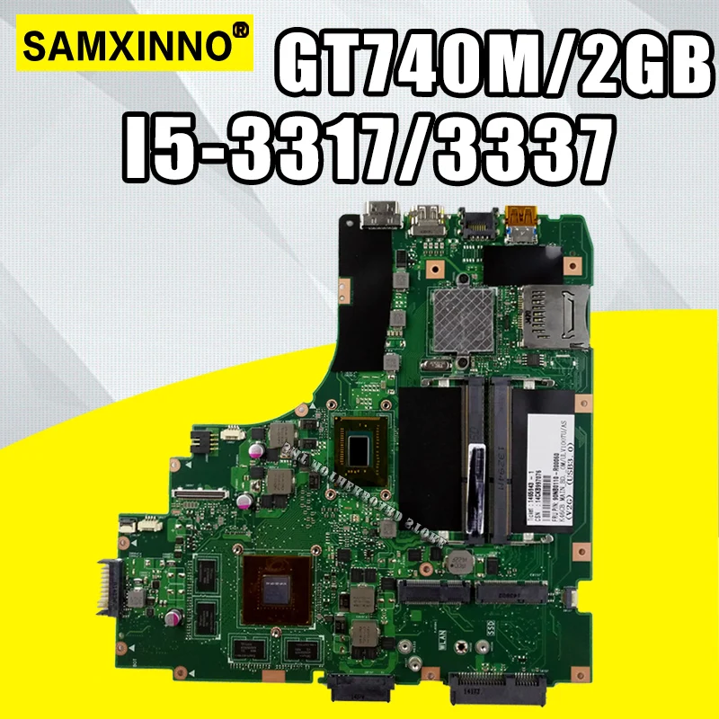  K46CB Laptop motherboard I5-3317/3337 GT740M for ASUS A46C S46C E46C K46CB K46CM Test mainboard K46