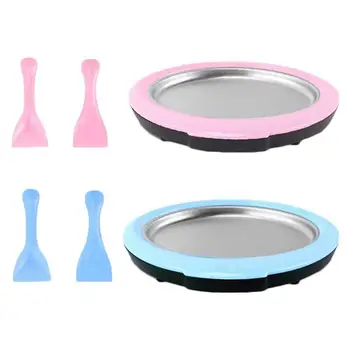 

Household Fried Machine Small Mini Ice Maker Children Fruit Ice Cream Ice Porridge Fried Ice Tray Dessert Plate