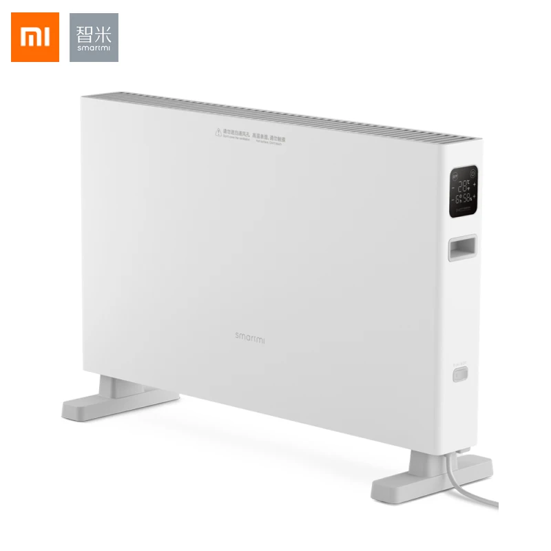 White Xiaomi Smartmi электрический обогреватель умная версия бытовой энергосберегающий вертикальный офисный IPX4 Водонепроницаемый Обогреватель Mijia приложение управление - Цвет: White