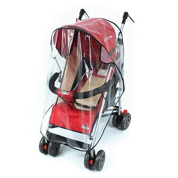 

Universal Transparent Pushchair Stroller Pram Waterproof Rain Cover Wind Dust Shield Baby Stroller Raincover Accessories