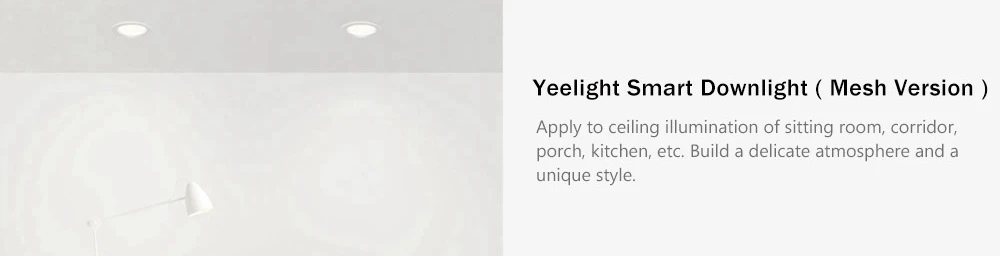 Yeelight YLSD01YL Smart 4W 300lm 2700-6500K потолочный Вниз свет сетки издание Mijia приложение управления AC220V Mi домашний светодиодный модуль