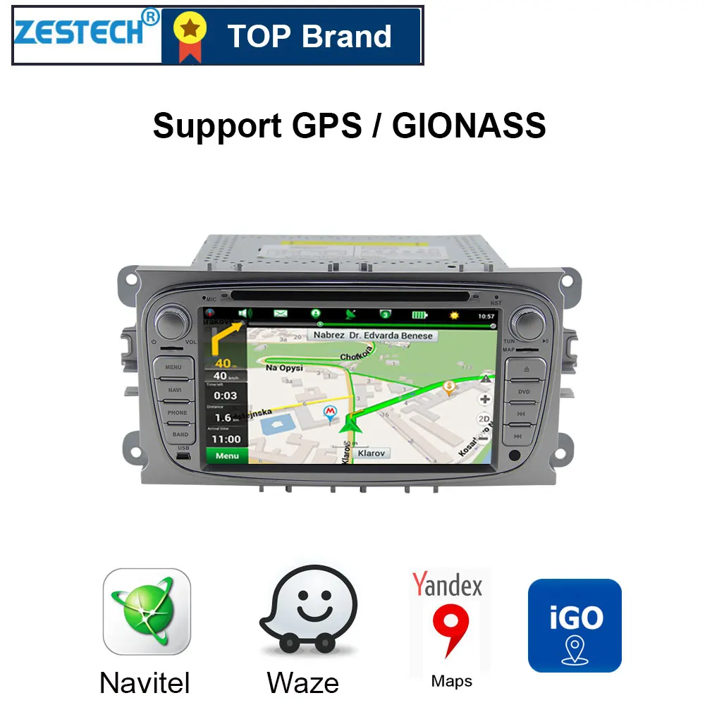 Android 9,0 радио автомобильный dvd-плеер Android 2 din автомагнитола для Ford Focus Mondeo S-MAX C-MAX Galaxy Автомобильный мультимедийный головной убор gps