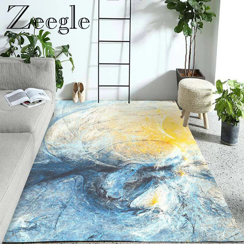Zeegle Modern Creativity Home Decoration Non-slip Floor Mat Rugs for Living Room Area Rug  Large Carpet for Baby Home Decor