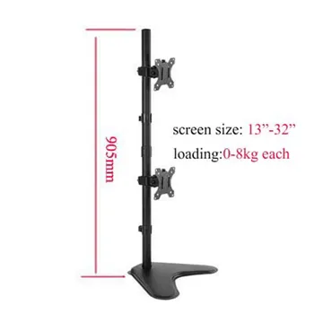 

LCD-T900D 27"double LCD Monitor desktop Holder Arm Bracket 360 Degree Rotatable Computer table stand support bracket