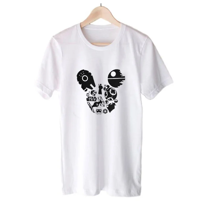Звездные войны футболка головной убор disney land world Trip Tee для женщин принцесса Дисней
