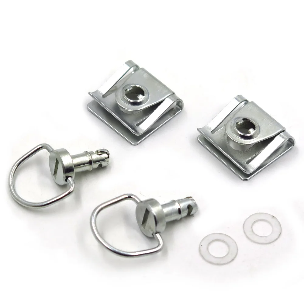 

Aftermarket free shipping motorcycel parts 15mm Chrome Quick Release Fasteners Fairing Bolts Studs Quarter Turn + Clips silver