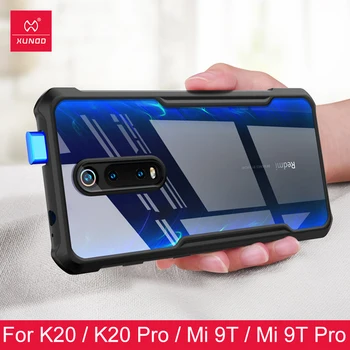 

phone case for xiaomi redmi K20 pro mi 9T Pro note 8 pro 9s Ring Protective cover Bumper XUNDD Original Transparent case