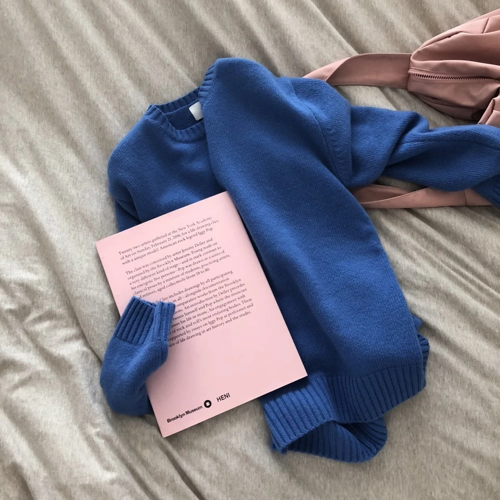 Зимний свитер с длинными рукавами, о-образным вырезом, свободные Vestidos уличная корейский стиль элегантный вязаный свитер Повседневное Вязание Винтаж; сезон осень