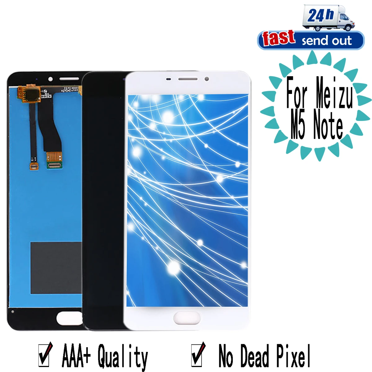 

5.5" M5Note LCD For Meizu M5 Note LCD Display Touch Screen Digitizer Assembly Replacement with Frame For Meizum5note M621H